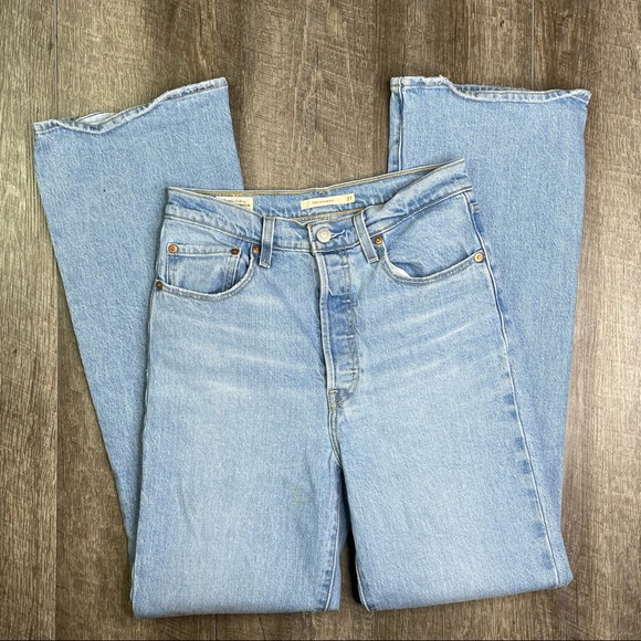 Levi’s Ribcage Boot Cut Jeans High Rise Size 27 - Picture 5 of 10
